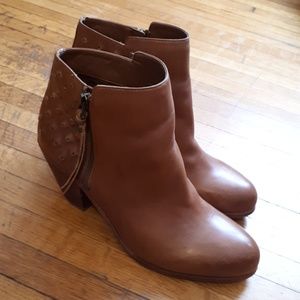 Sam Edelman cognac booties
